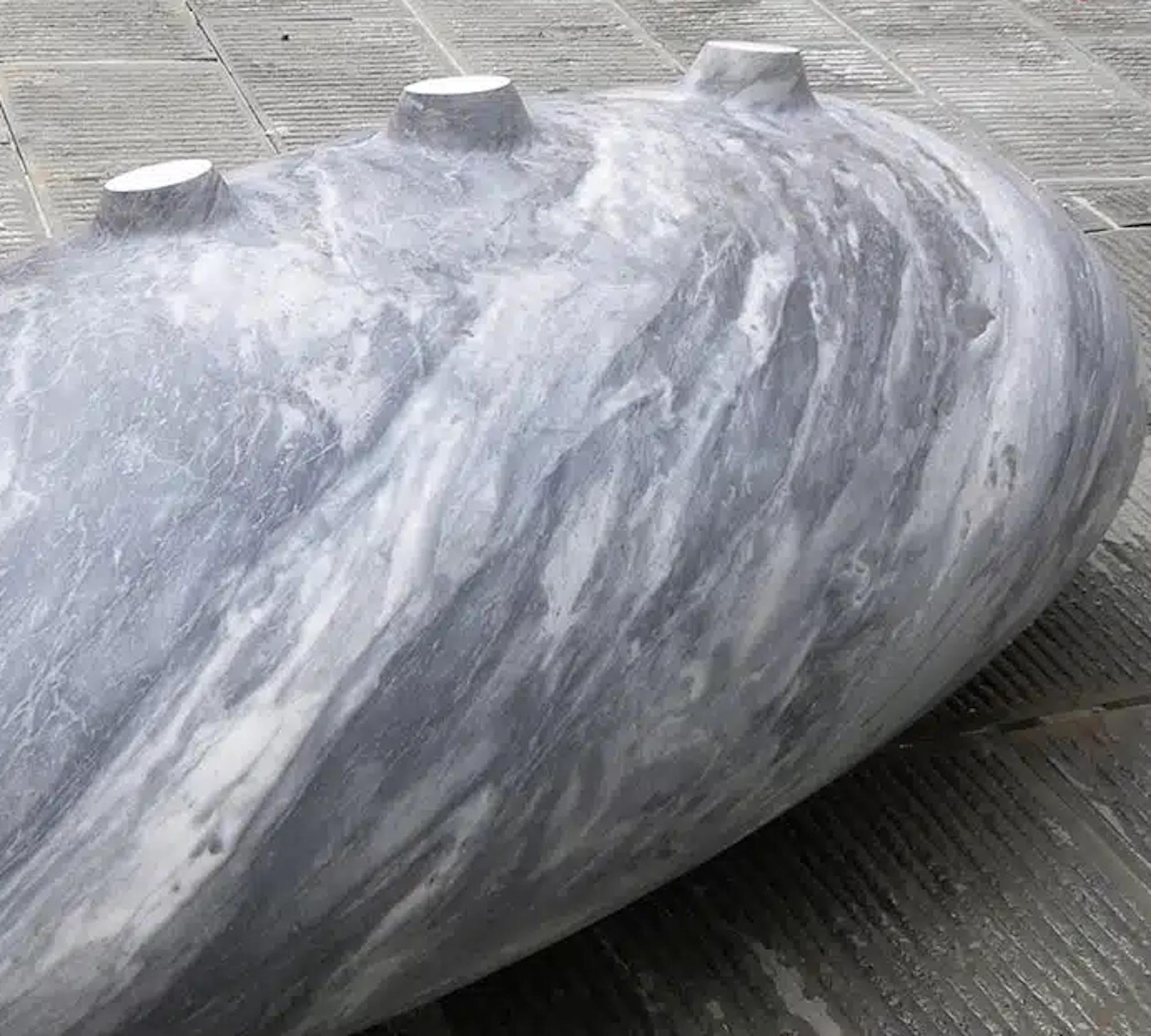 Perpetual motion by Francesca Bernardini - Large marble sculpture, abstract For Sale 7