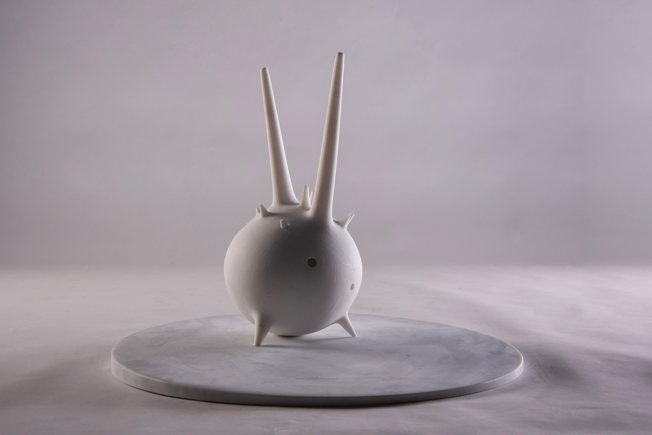 Poder de la naturaleza II de Francesca Bernardini - Escultura abstracta de mármol en venta 4