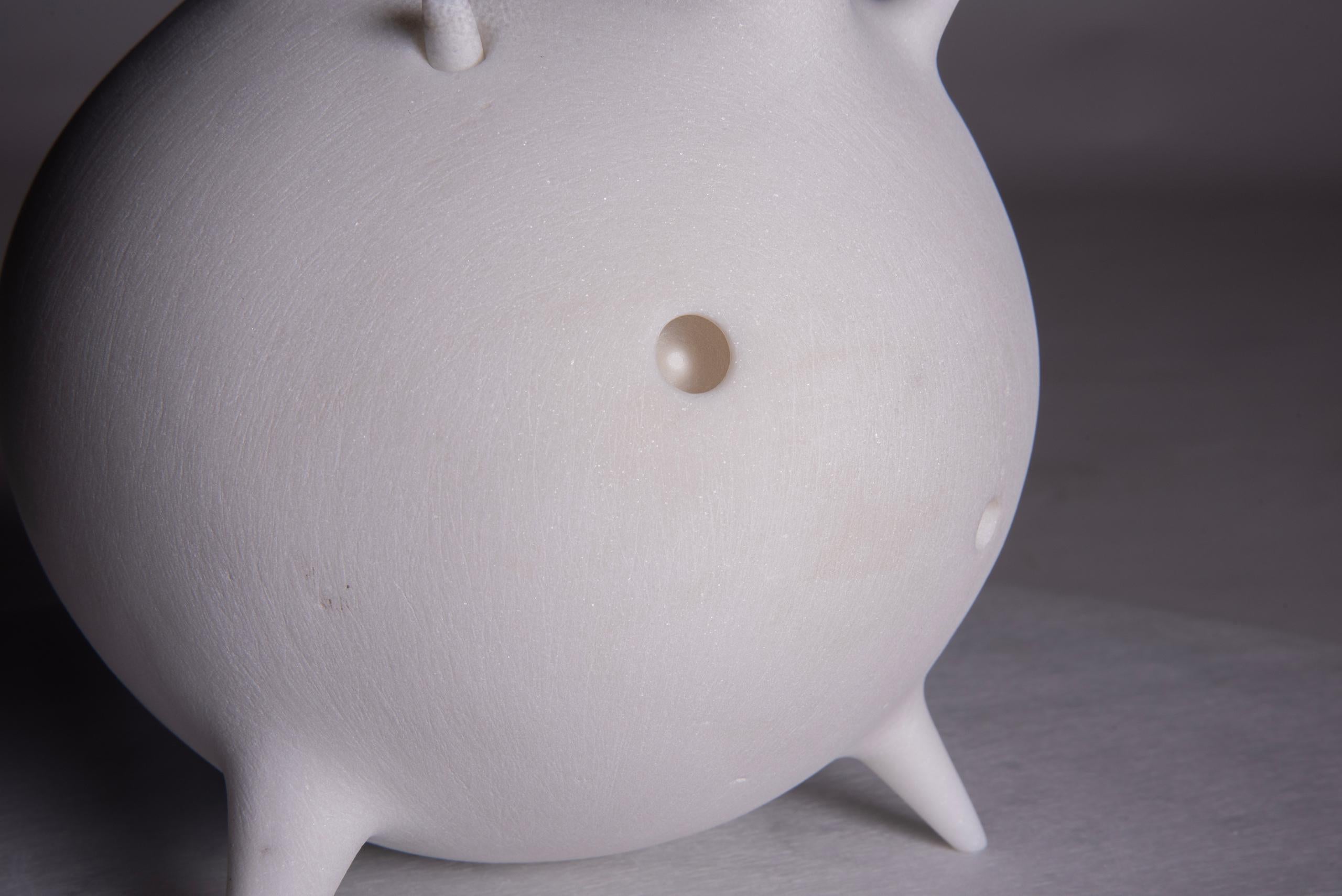 Poder de la naturaleza II de Francesca Bernardini - Escultura abstracta de mármol en venta 5