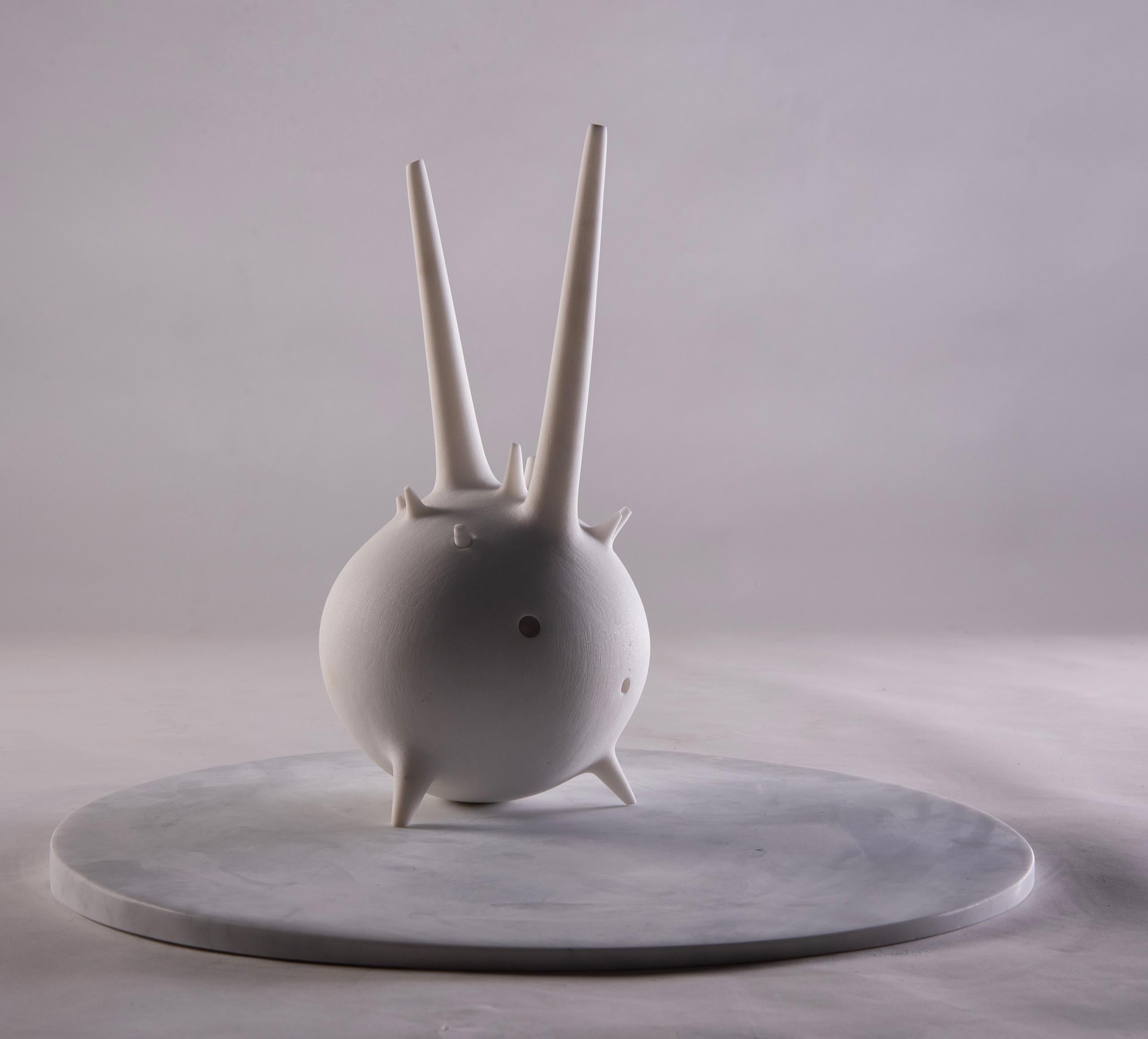 Power of nature II by Francesca Bernardini - Abstract marble sculpture