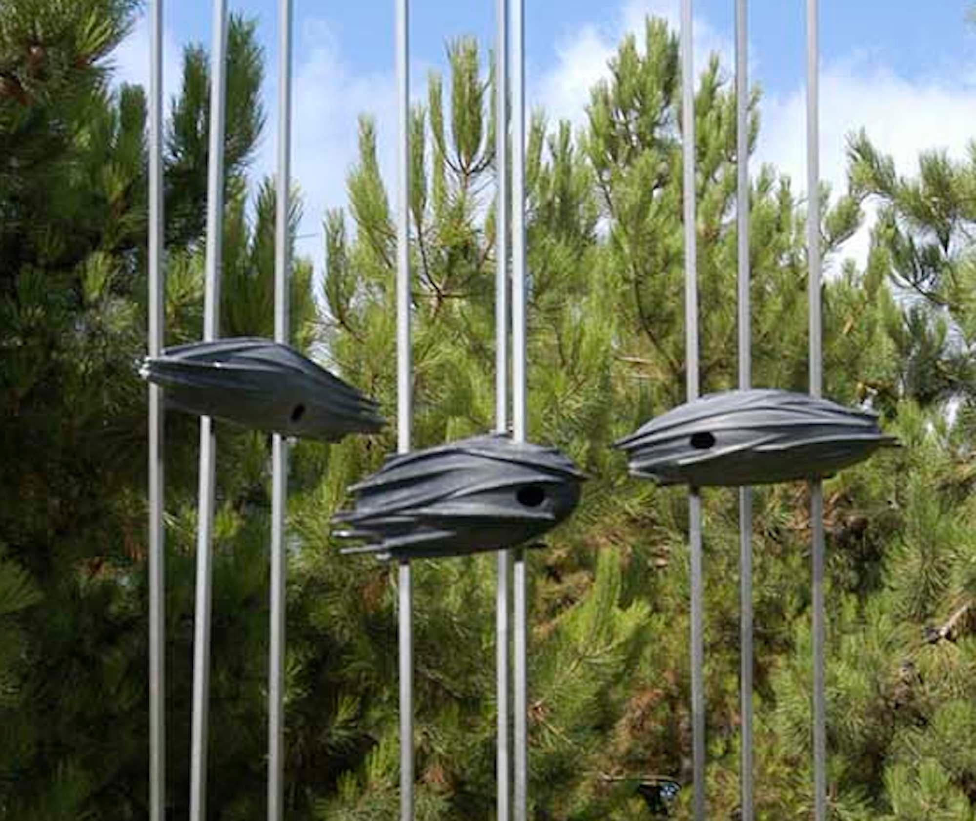 Refuges von Francesca Bernardini - Große Marmorskulptur, abstrakt, schwarz, Form im Angebot 3