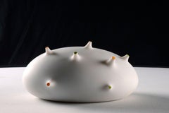 Smooth von Francesca Bernardini – Abstrakte Skulptur, Statuario Carrara-Marmor