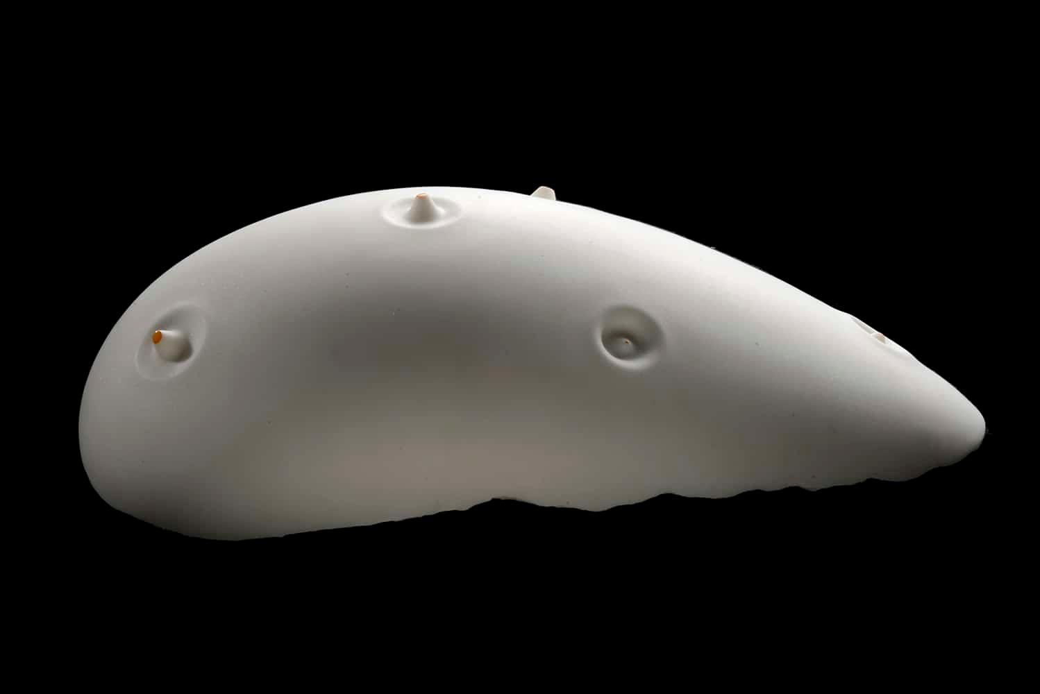 Up & Down by Francesca Bernardini - Abstract sculpture, Carrara marble, white For Sale 3