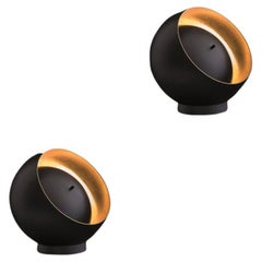 Francesca Borelli Lot de deux lampes de table
Eva
métal noir Oluce