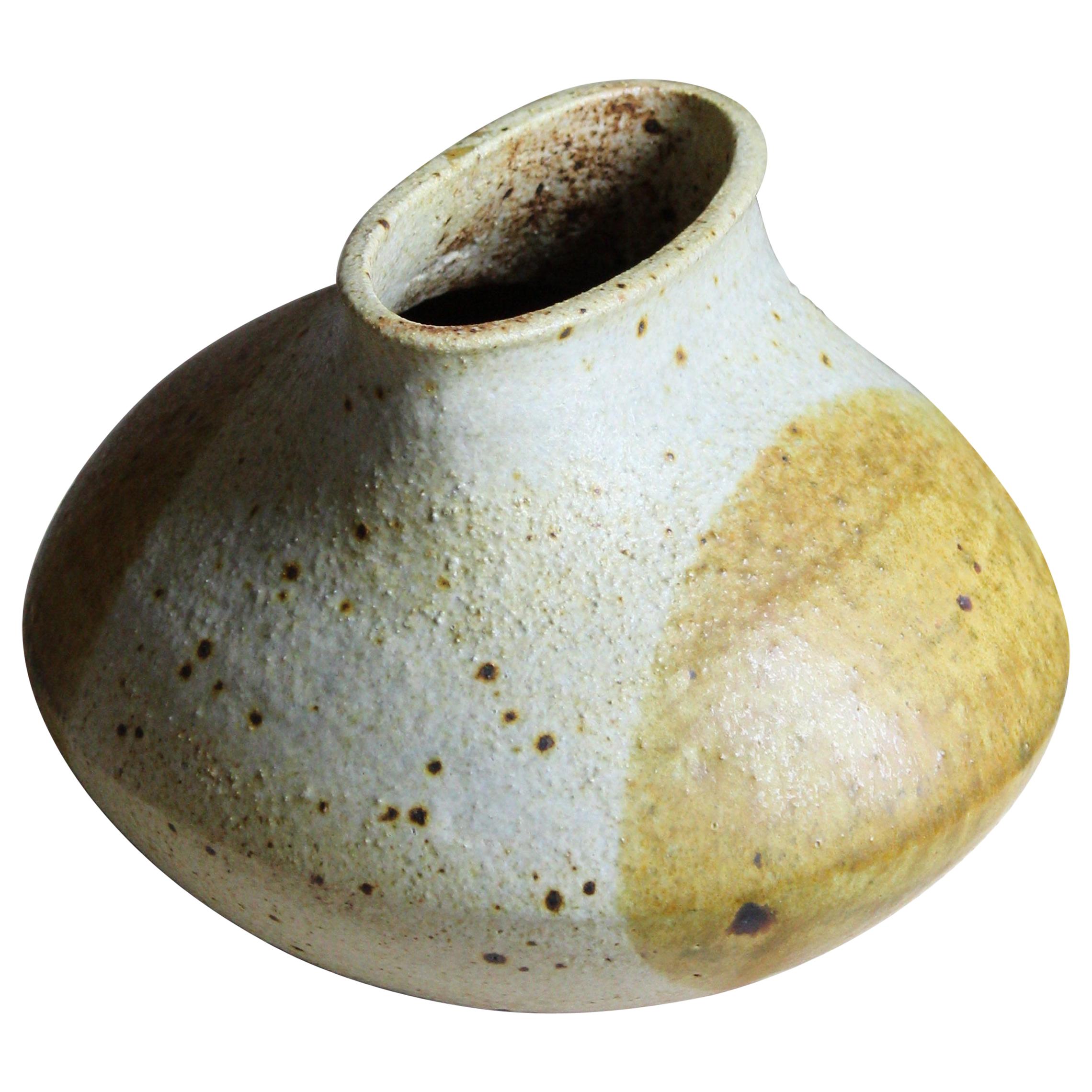Francesca Lindh, Studio Vase, Glazed & Painted Stoneware, Arabia, Finland, 1955
