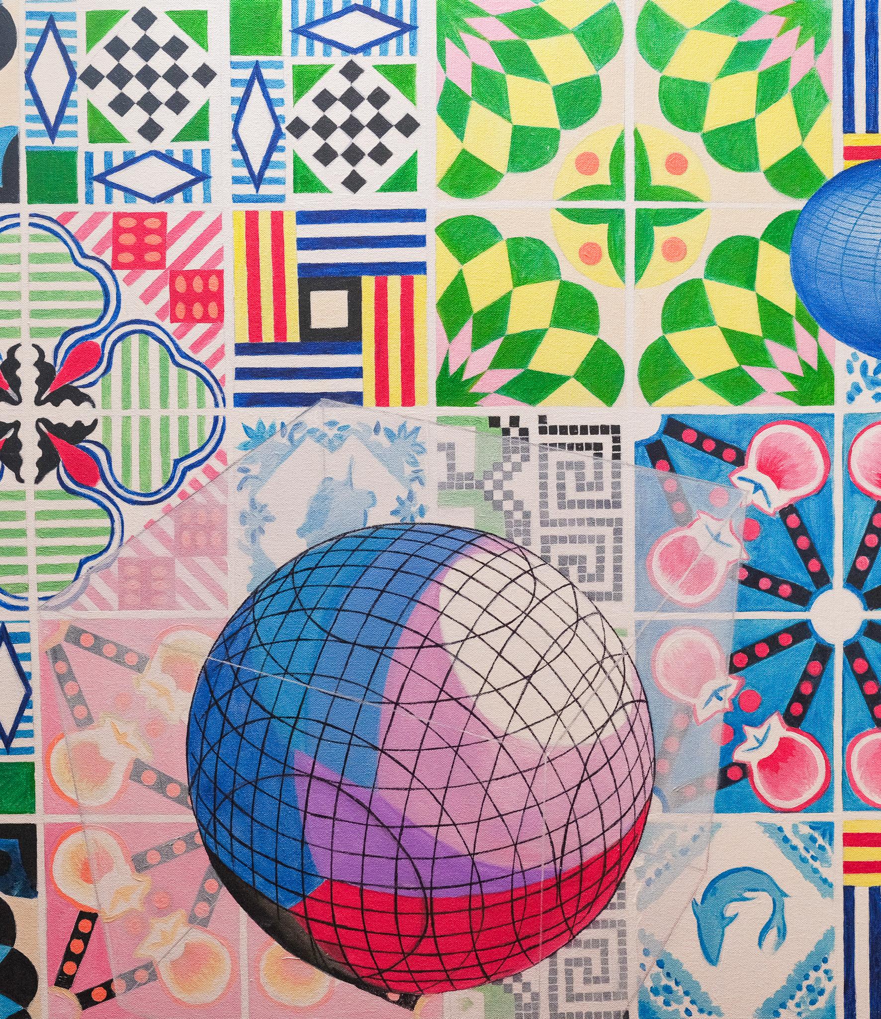 Acrílico sobre lienzo
48 x 36 pulg.

Este cuadro abstracto acrílico sobre lienzo de la pintora italoamericana y estratega del capital, Francesca Lorenzini, proporciona al espectador una experiencia visual compleja y cerebral. La composición divide