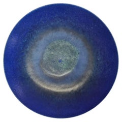 Francesca Mascitti-Lindh Ceramic Dish, Turquoise, Blue & Green, Arabia 1970s