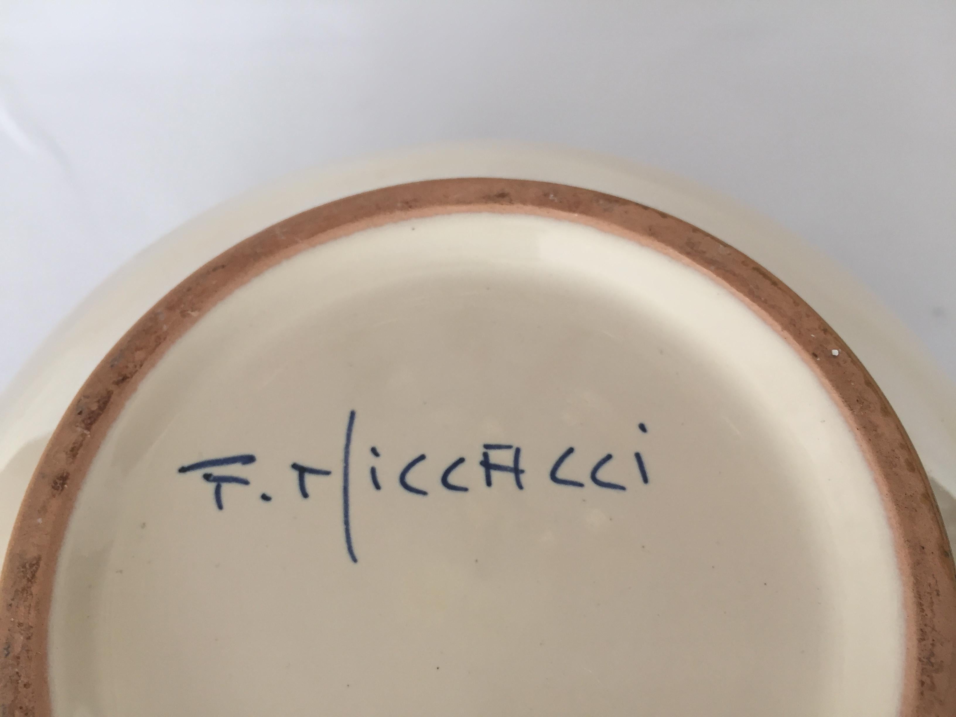 Francesca Niccacci Italienisches Majolika-Keramikgefäß 4