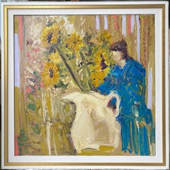 A New Arrangement.  Contemporary Floral Oil Painting