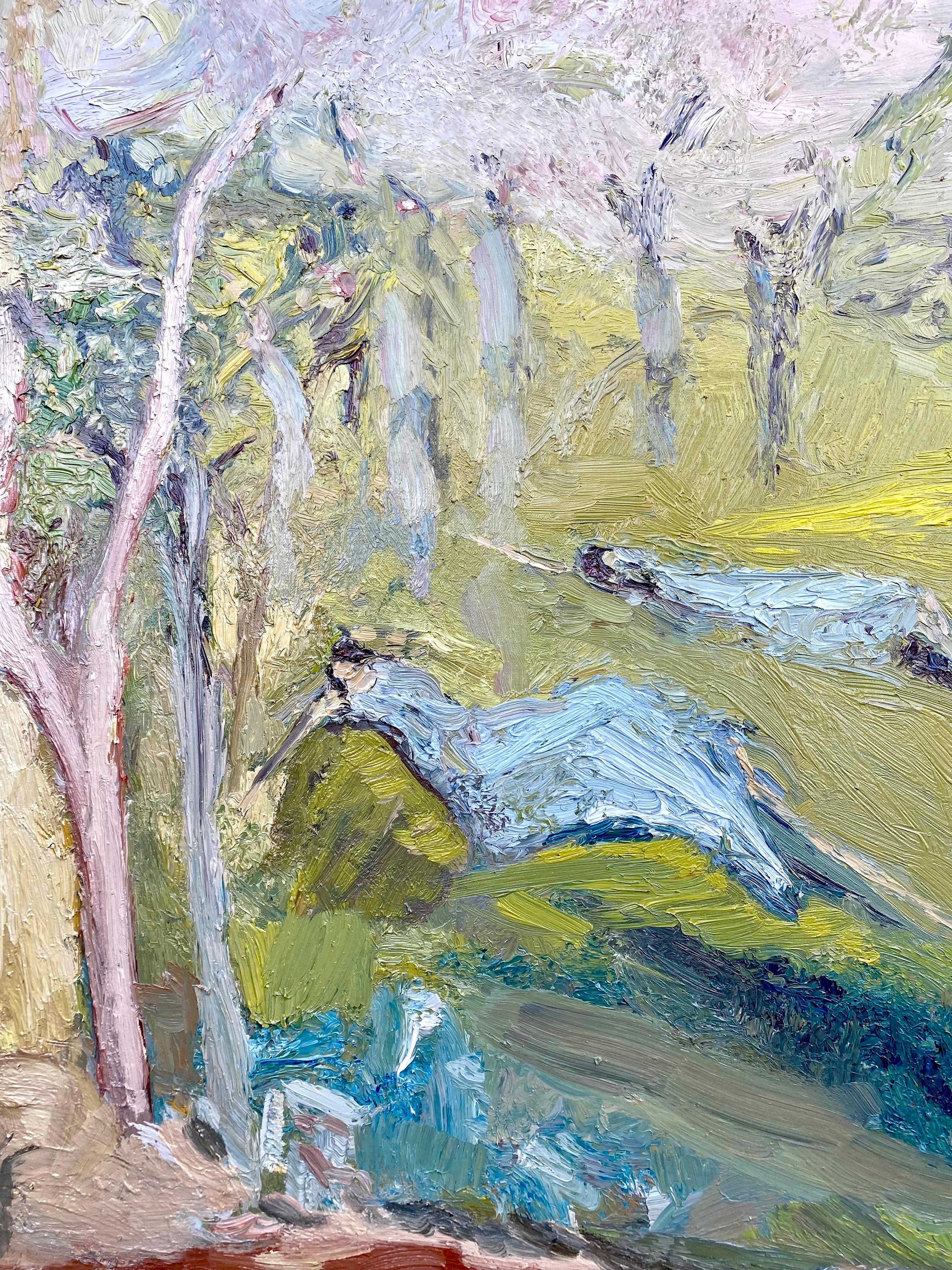 A Summers Afternoon. - Brown Figurative Painting by FRANCESCA OWEN 