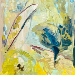Falling Is A Beautiful Thing. Abstract Expressionist Oil Painting