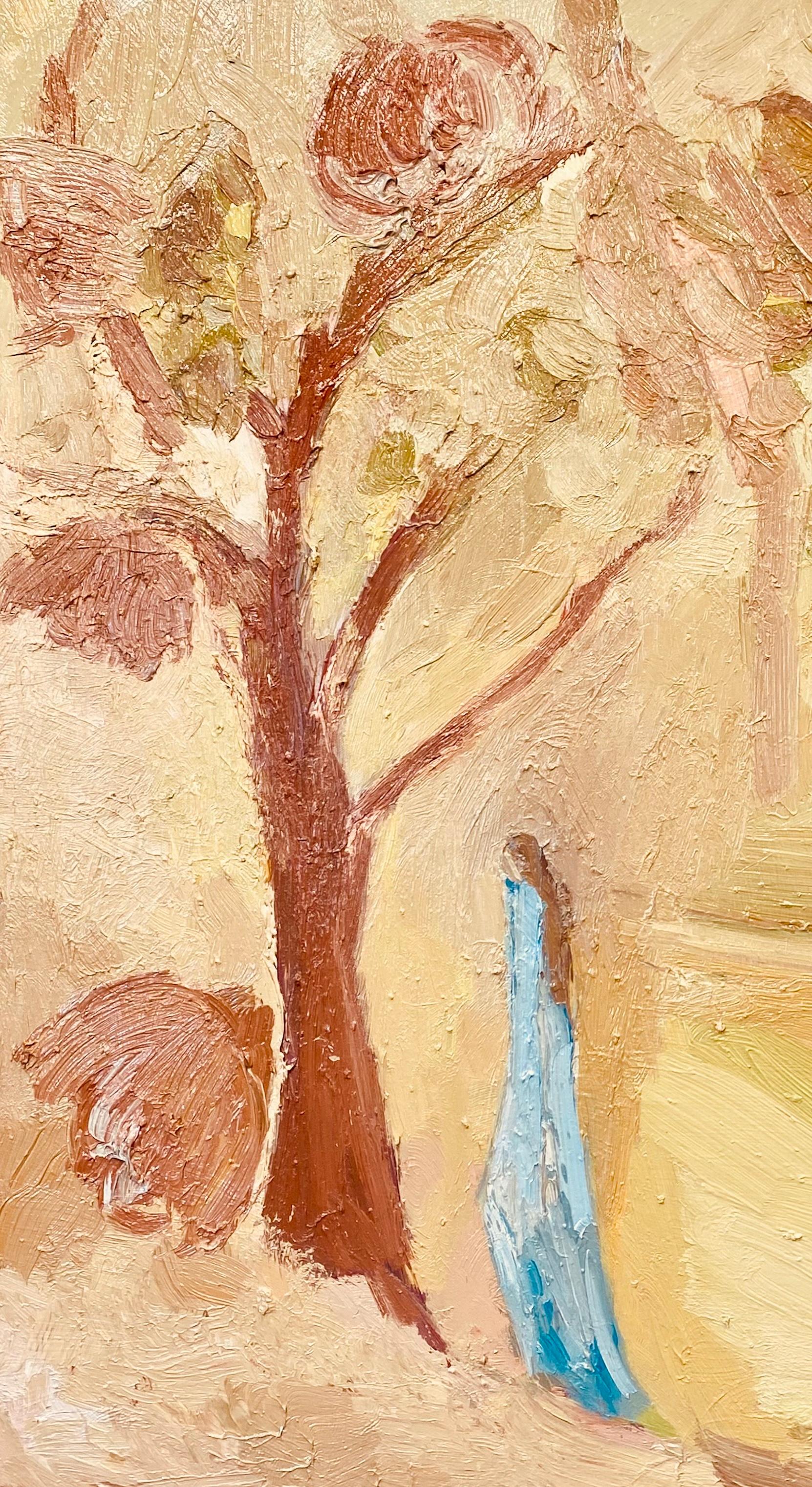 Blumentempel. Großes zeitgenössisches expressionistisches Ölgemälde (Abstrakter Expressionismus), Painting, von FRANCESCA OWEN 