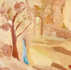 Flower Temple. Large Contemporary Expressionist Oil Painting