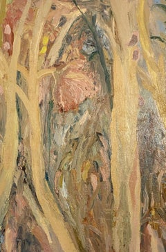 "Growing Towards The Light".  Large Contemporary Expressionist Oil Painting