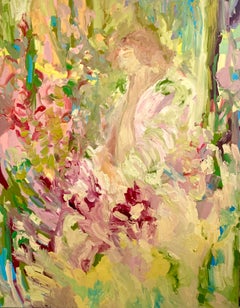 In The Bloom. Großes zeitgenössisches impressionistisches Ölgemälde