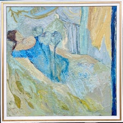 The Edge of Dreaming.  Contemporary Expressionist Oil Painting