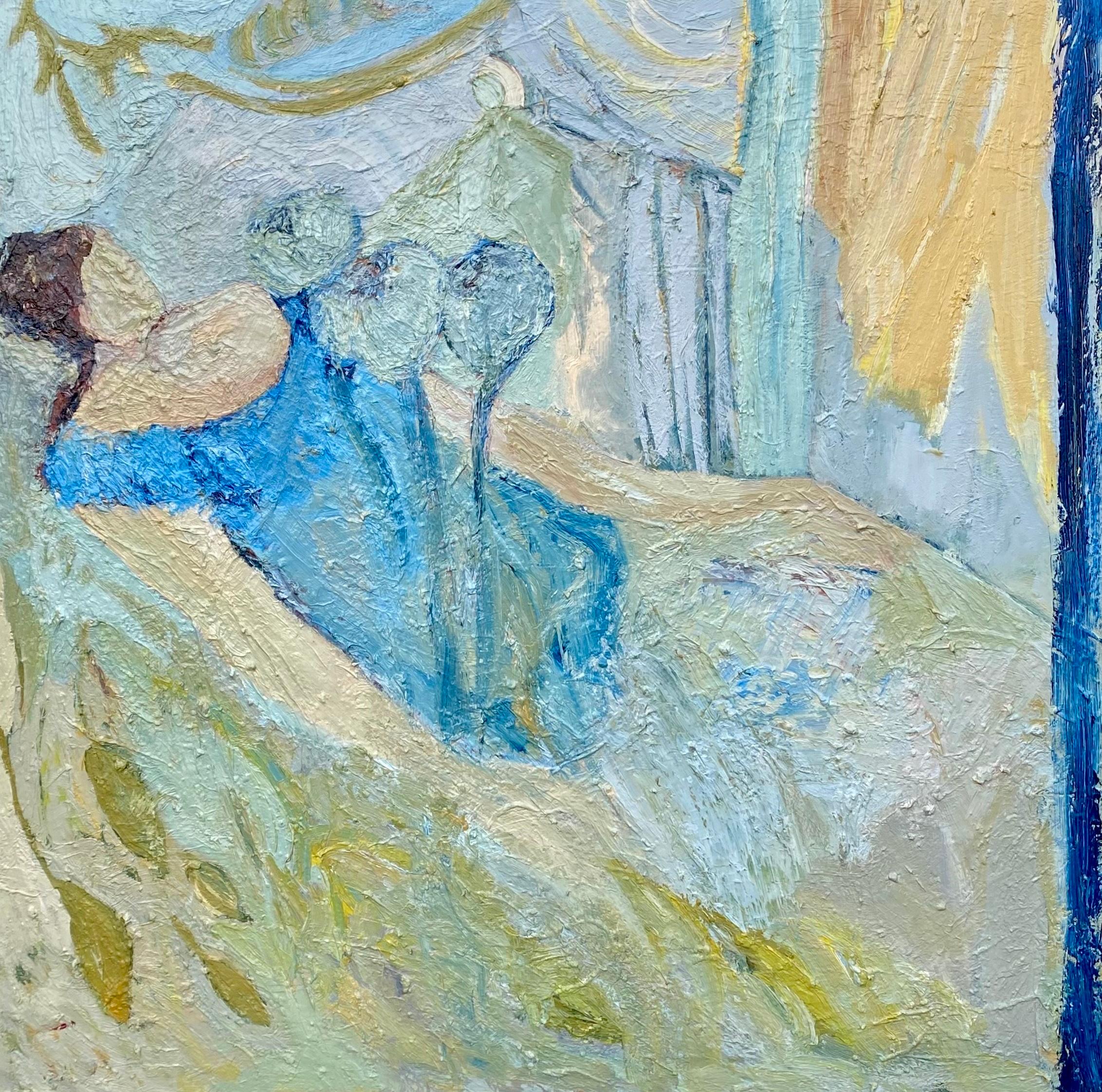 The Edge of Dreaming.  Contemporary Expressionist Oil Painting