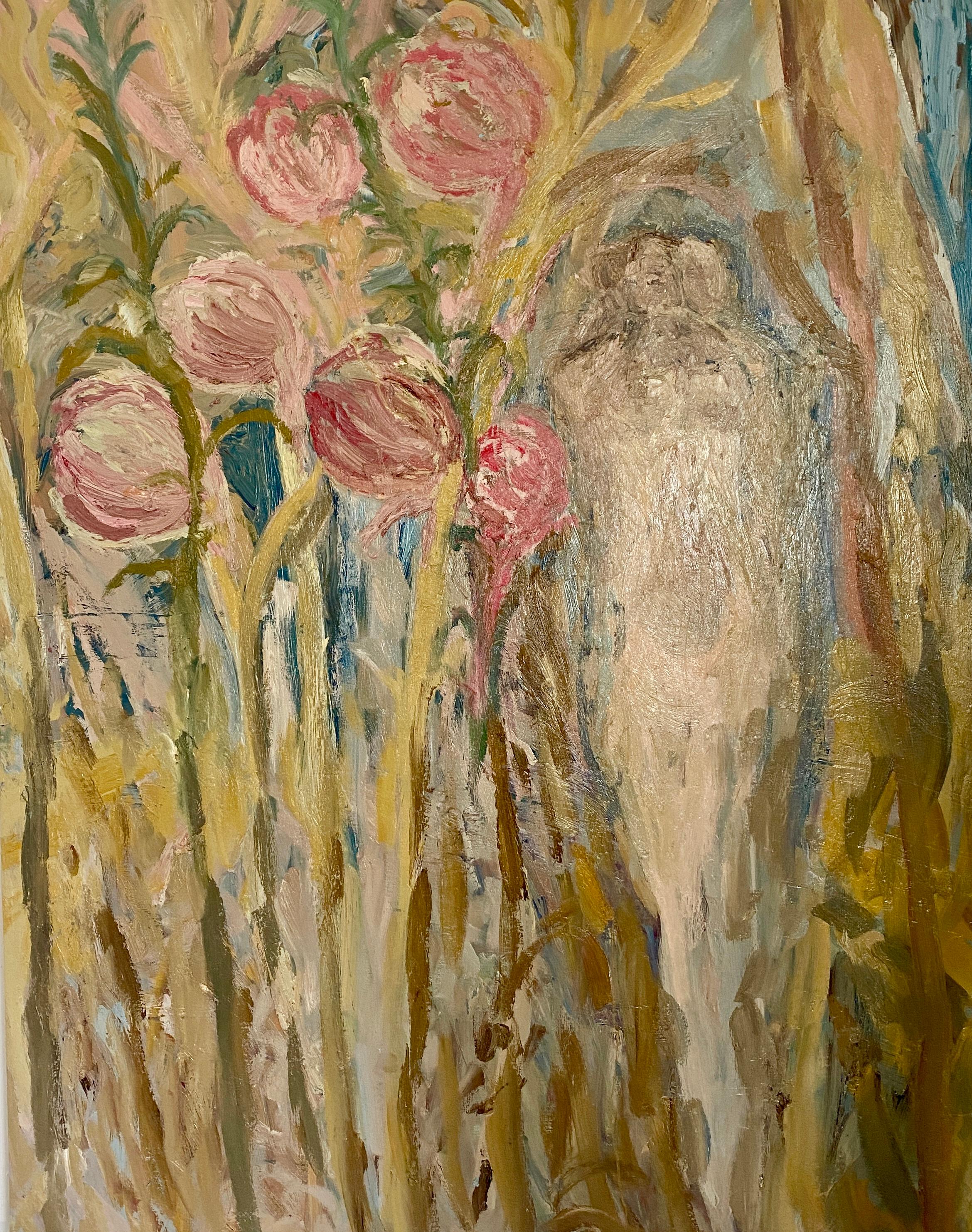 FRANCESCA OWEN  Figurative Painting - "The Joy Of Eden". Large Contemporary Oil Painting