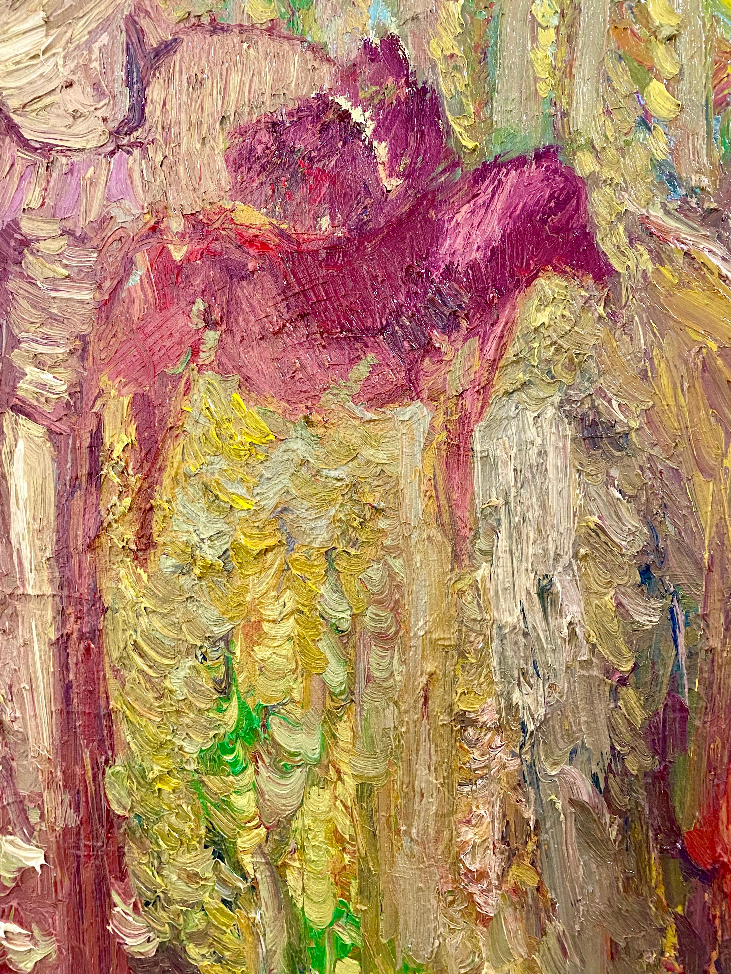 Das magische Pferd. Zeitgenössisches figuratives Ölgemälde (Braun), Figurative Painting, von FRANCESCA OWEN 