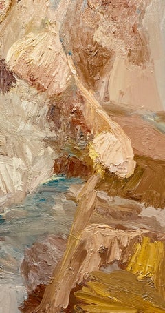 Time Is Your Garden. Large Contemporary Expressionist Oil Painting