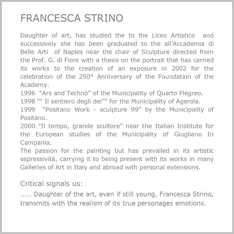 Still Life - Francesca Strino Italian oil on canvas painting For Sale 9