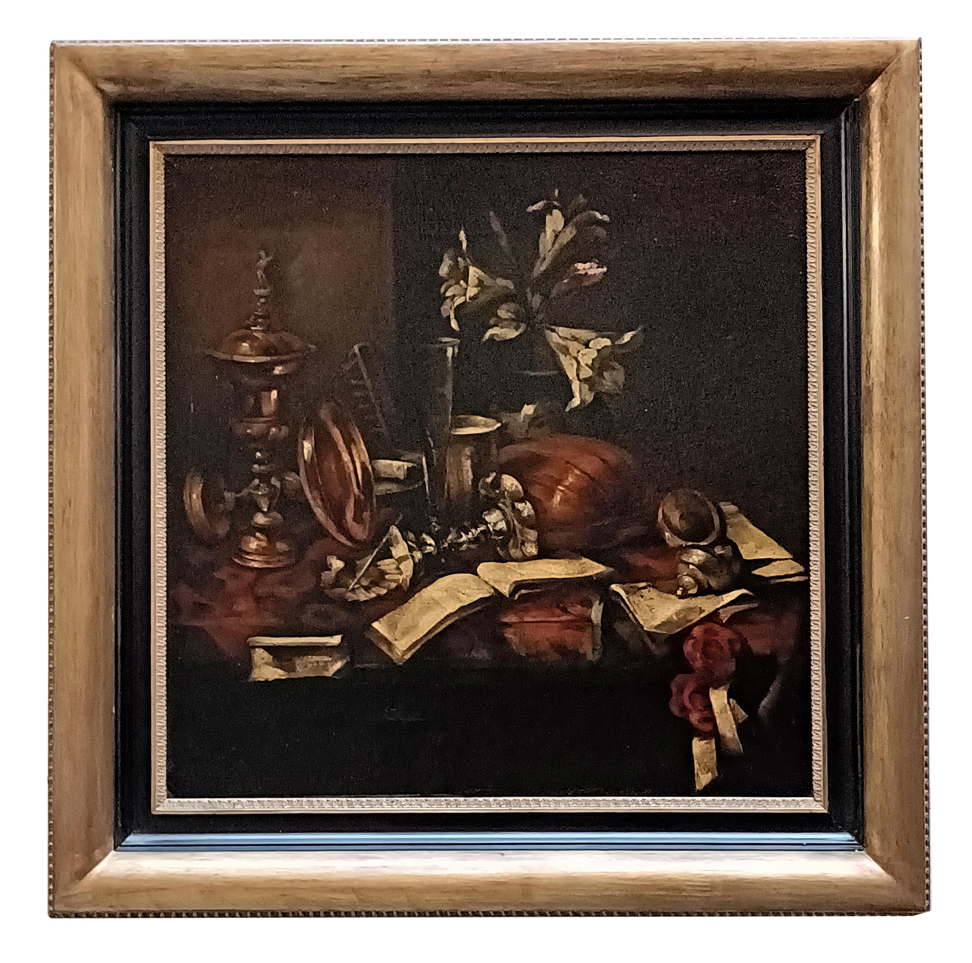 Stillleben - Francesca Strino Italia 2005 - Öl auf Leinwand cm.60x60
Francesca Strino, eine neapolitanische Malerin, setzt dieses Stillleben mit großem malerischen Realismus um. Die Malerin hat eine eigene Bildlinie und eine eigene prägnante