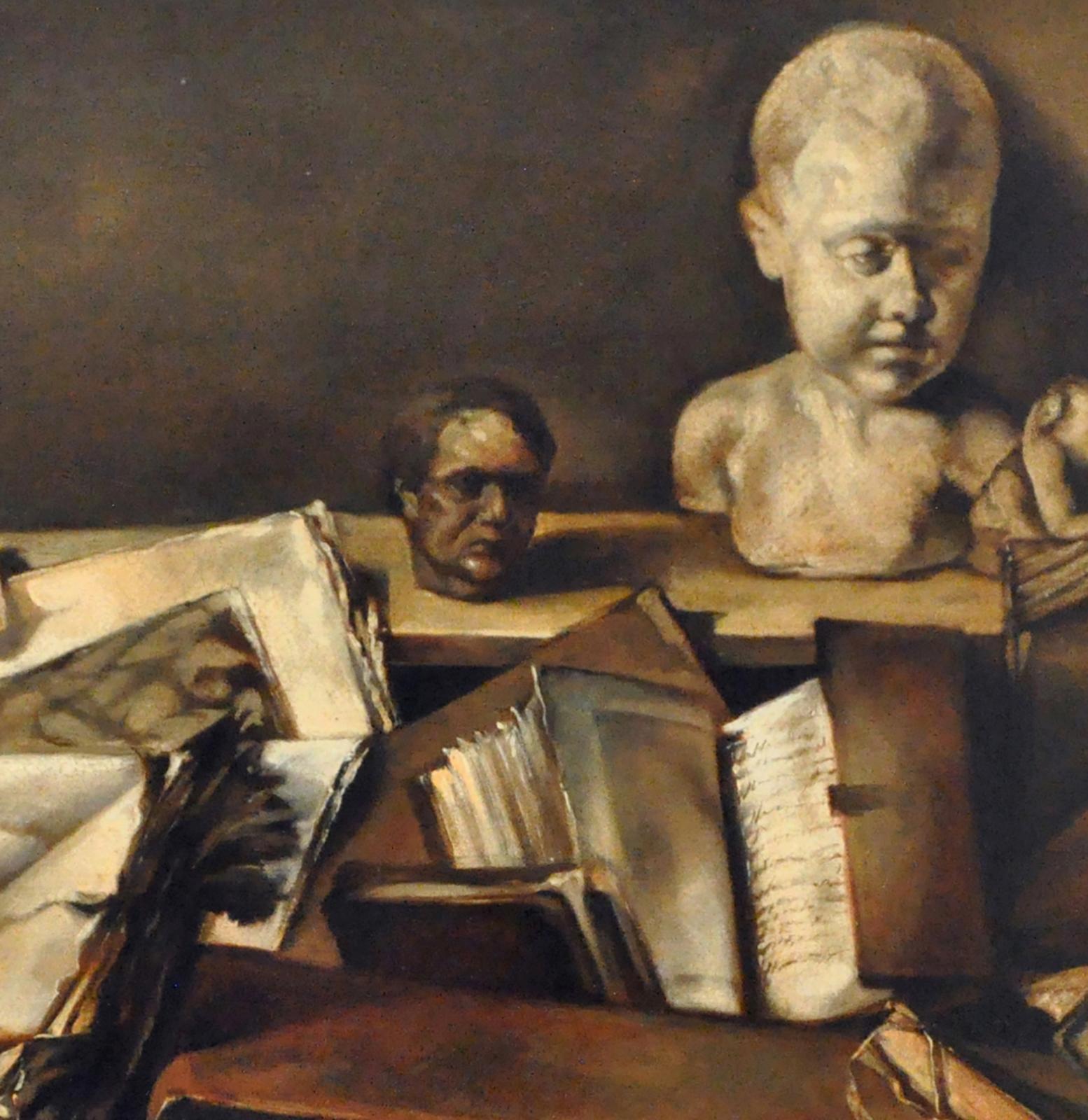 Naturaleza muerta - Francesca Strino Óleo sobre lienzo Pintura italiana 2