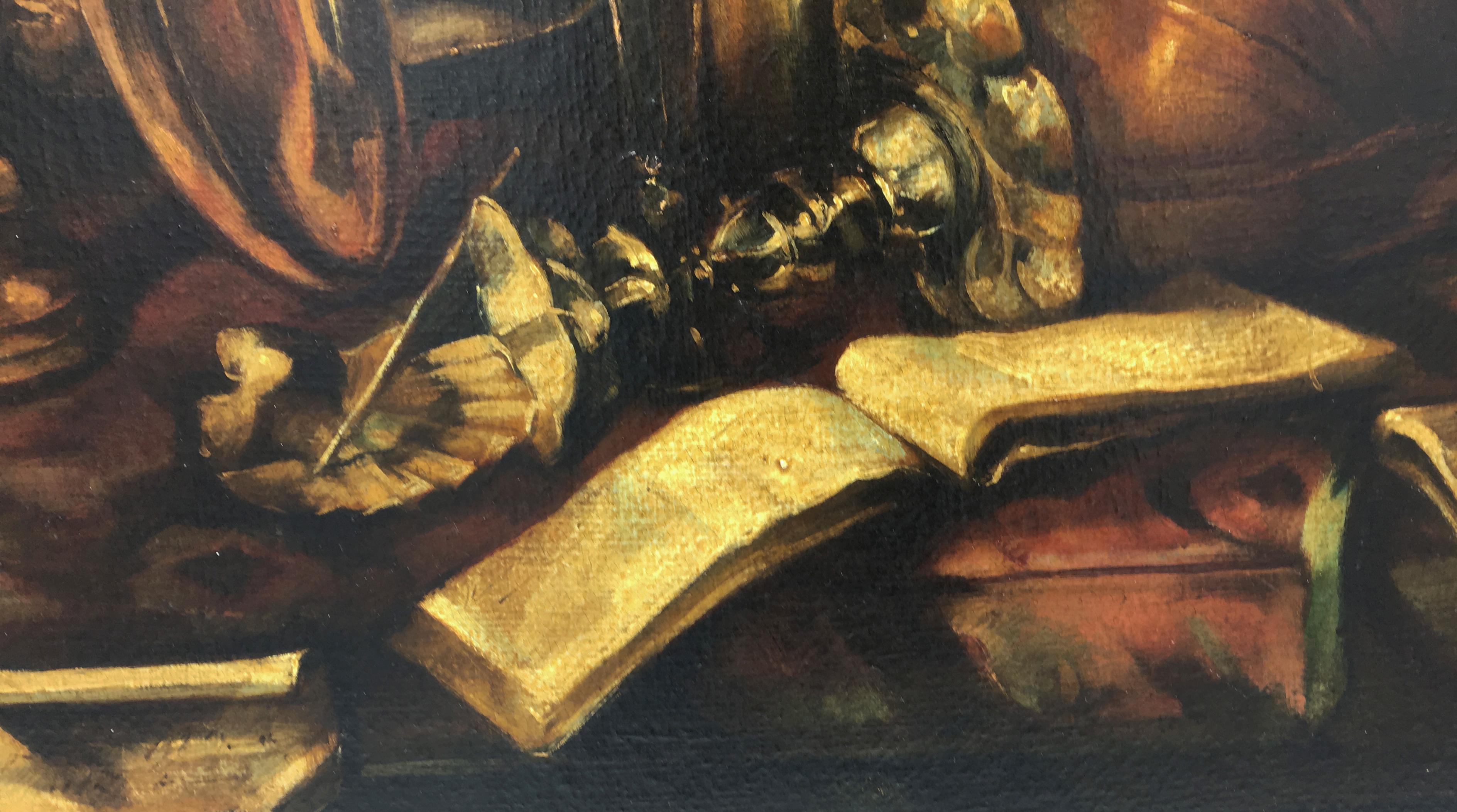 VIDA TRANQUILA - Pintura italiana al óleo sobre lienzo de Francesca Strino en venta 3