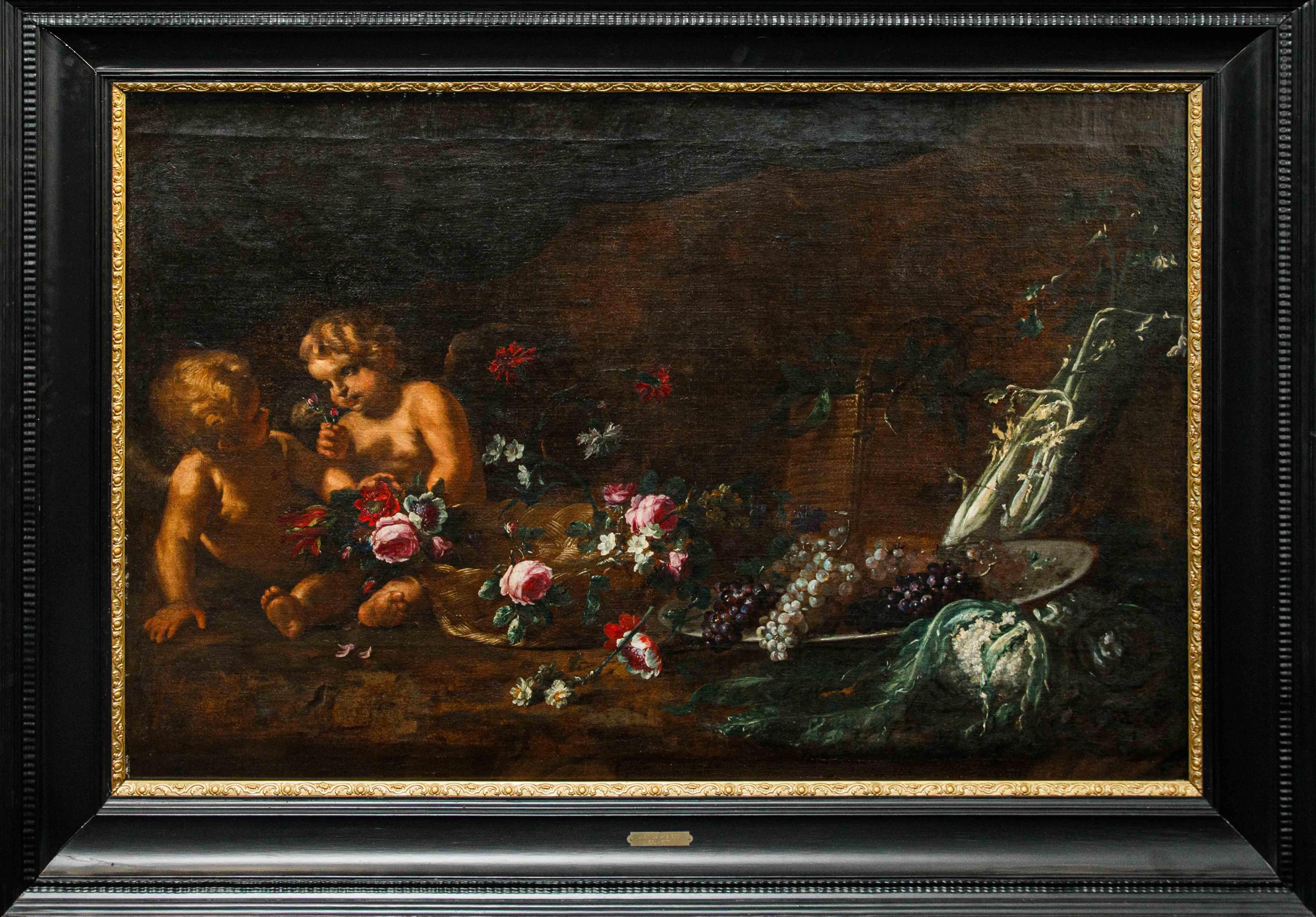 Francesca Volò Smiller, detta Francesca Vincenzina (Milano, 1657-1700)

Natura morta con fiori, ortaggi, grappoli d’uva e putti

Olio su tela, cm 102x150

Comunicazione orale del Prof. Gianluca Bocchi

Il ritrovamento, nel 1998, di alcune tele