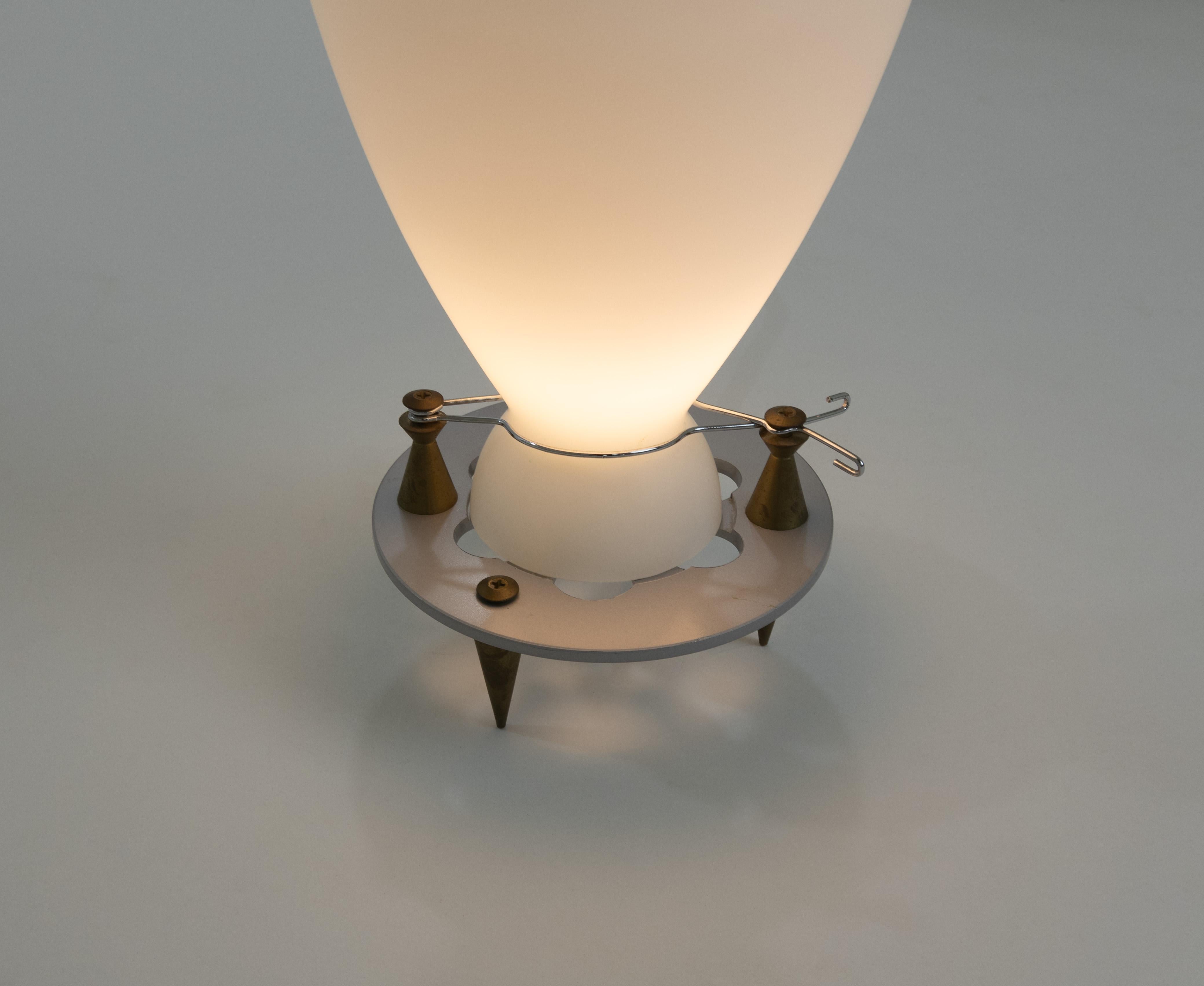 Lámpara de sobremesa Franceschina de Umberto Riva para Fontana Arte, años 80 Italiano en venta