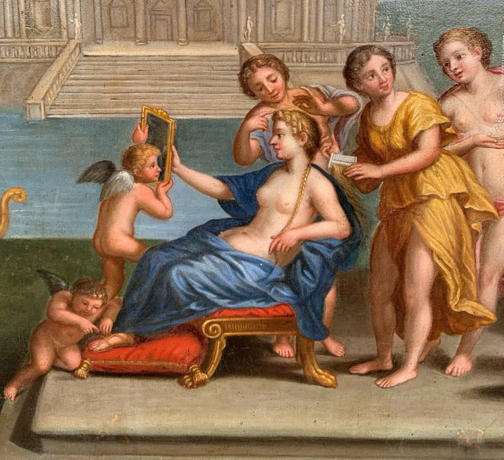 Bottega di Francesco Albani - Pittura di figura del XVIII secolo - Toilette di Venere - Italia 5