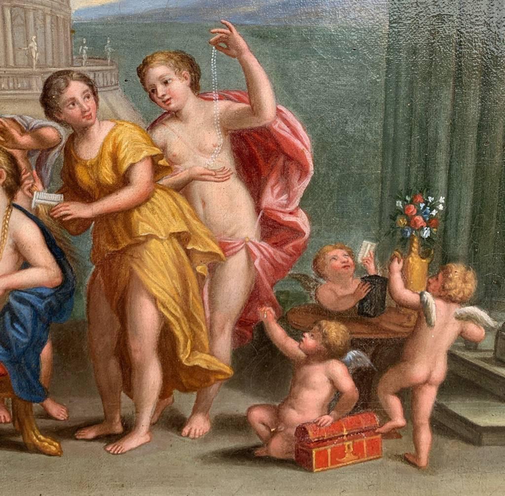Bottega di Francesco Albani - Pittura di figura del XVIII secolo - Toilette di Venere - Italia 9
