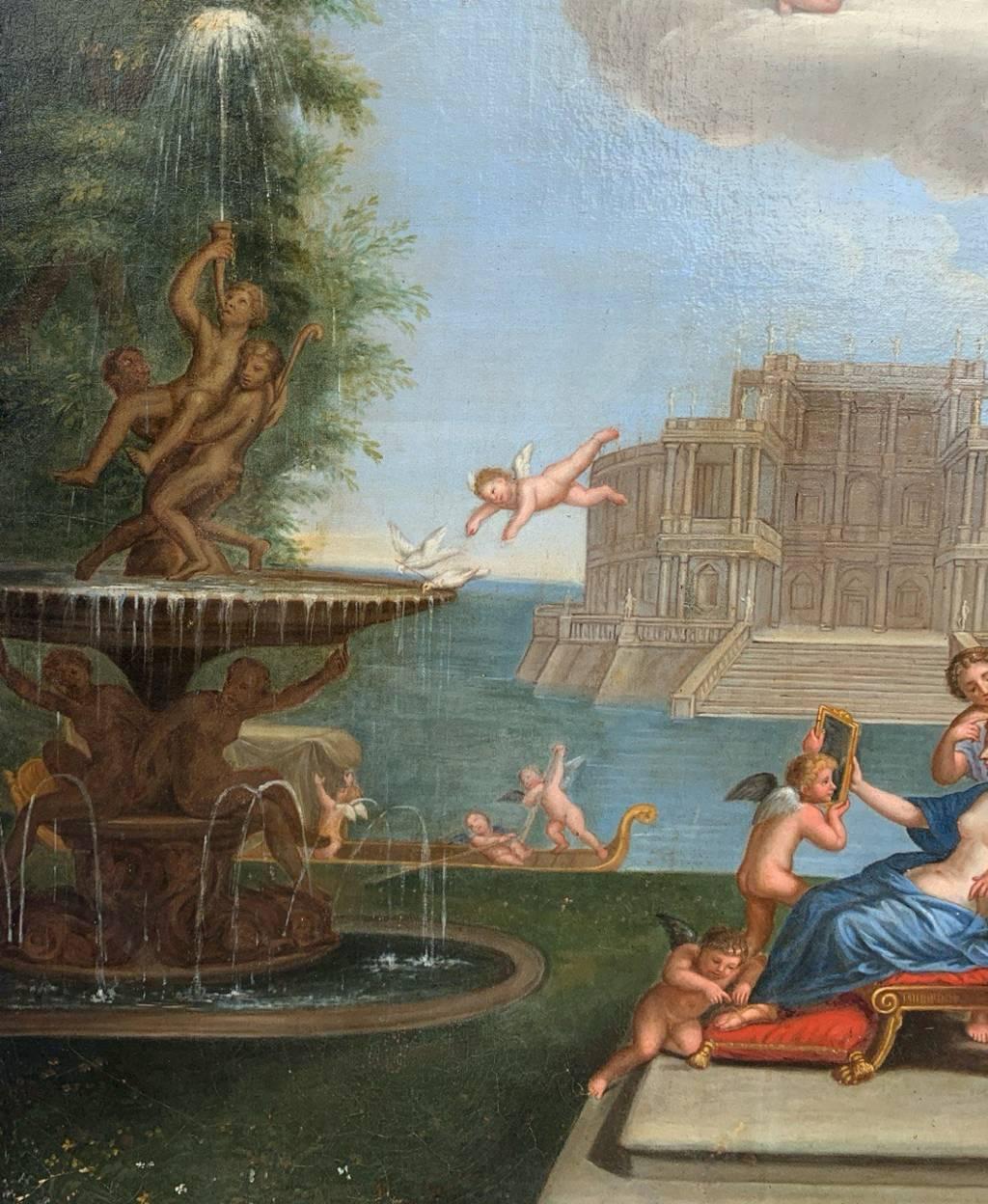 Bottega di Francesco Albani - Pittura di figura del XVIII secolo - Toilette di Venere - Italia 2