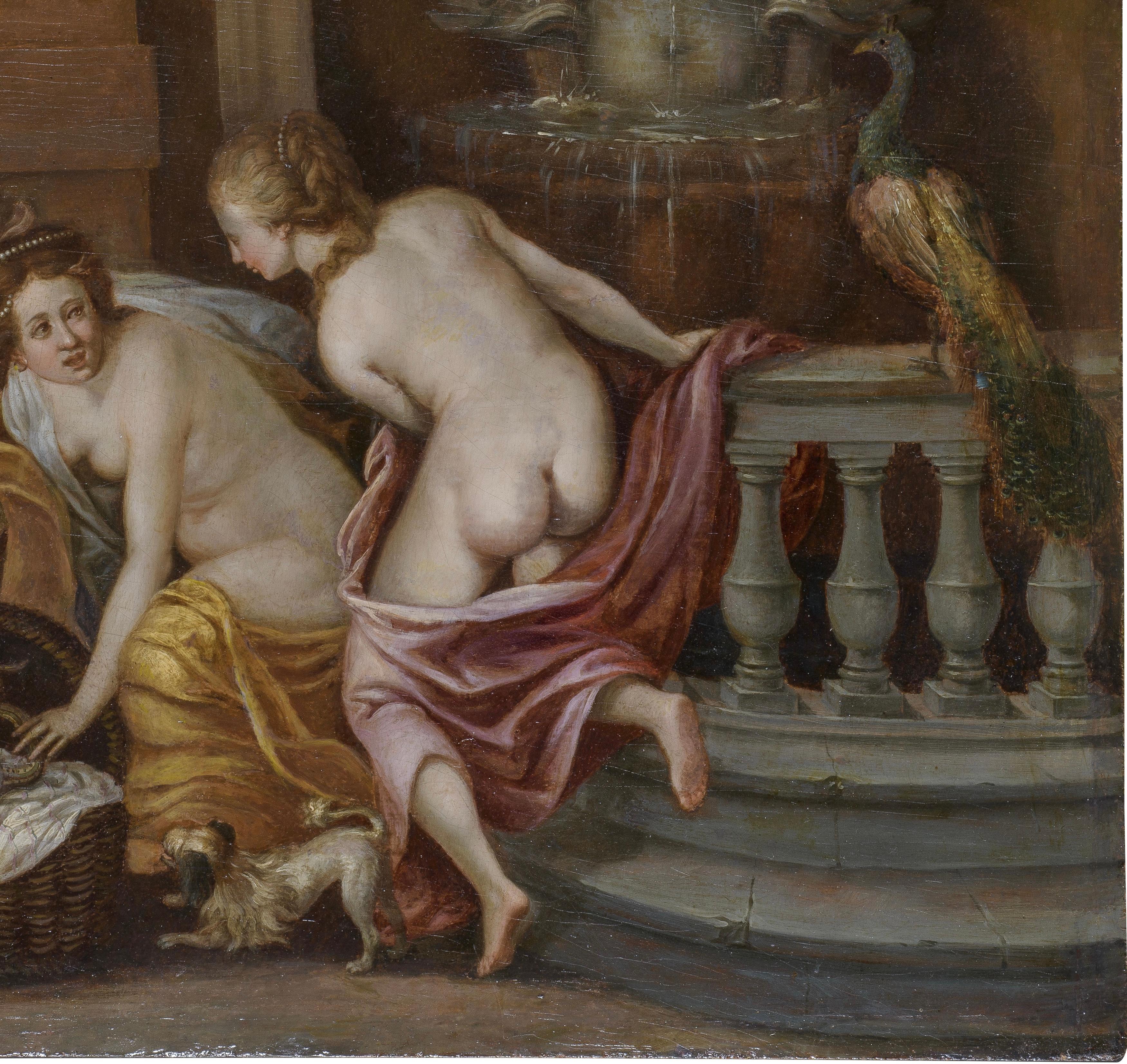 Cercle Francesco Albani Peinture mythologique italienne - Painting de Francesco Albani (Bologna 1578 - 1660) Circle of