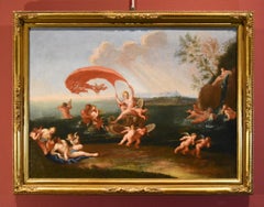 Galatea Nymph Albani Paint Oil on canvas Old master 17th Century Italy Art