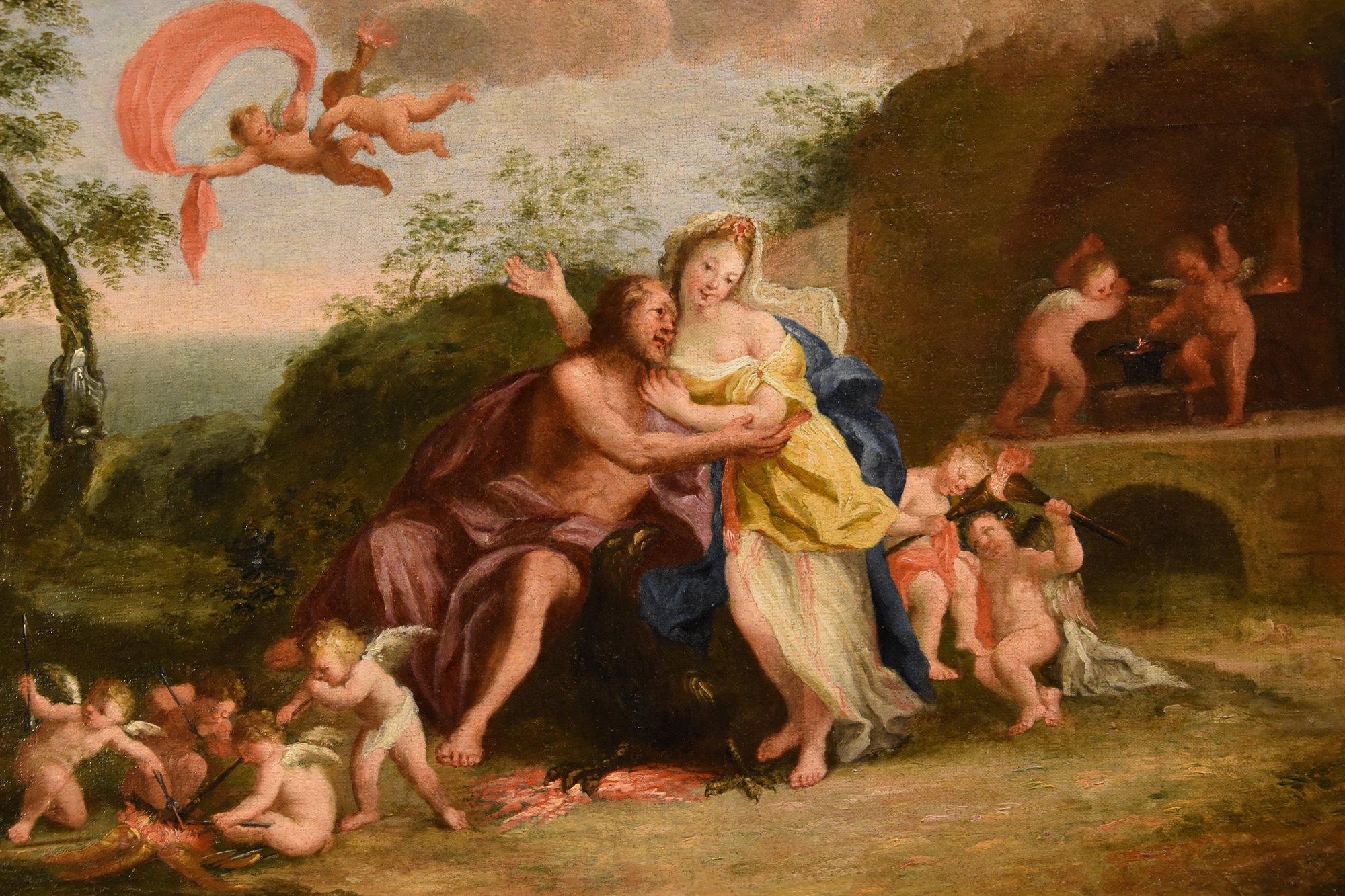 Mars Venus Albani, Gemälde, Öl auf Leinwand, 17. Jahrhundert, altmeister, mythologische im Angebot 1