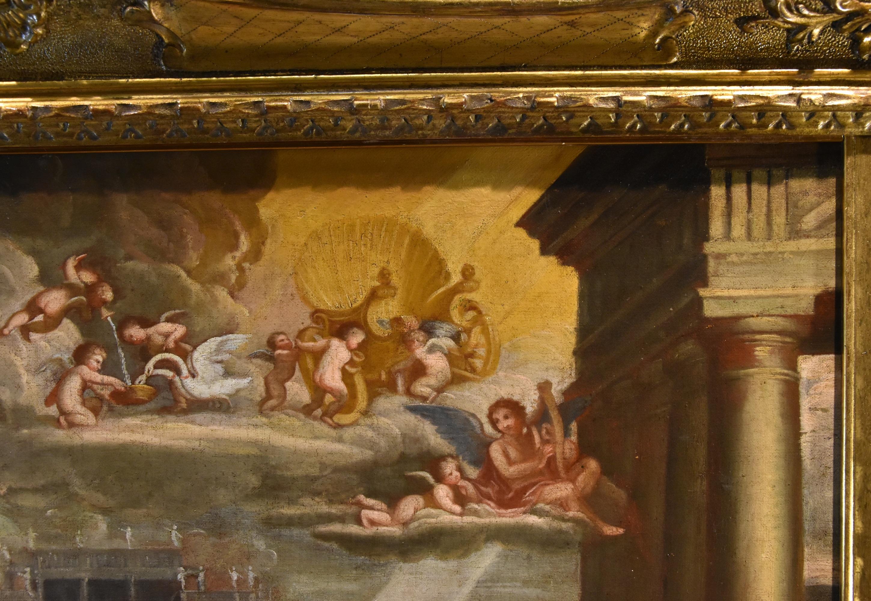 Toilette Vénus Albani Mythologique 17/18ème Siècle Peinture Huile sur toile Vieux maître en vente 11
