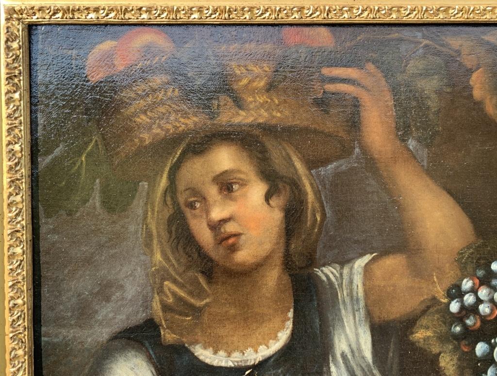 Francesco Annicini (römischer Meister) Stilllebengemälde des 17. Jahrhunderts – Greengrocer im Angebot 2