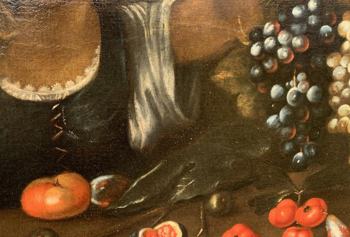 Francesco Annicini (römischer Meister) Stilllebengemälde des 17. Jahrhunderts – Greengrocer im Angebot 3