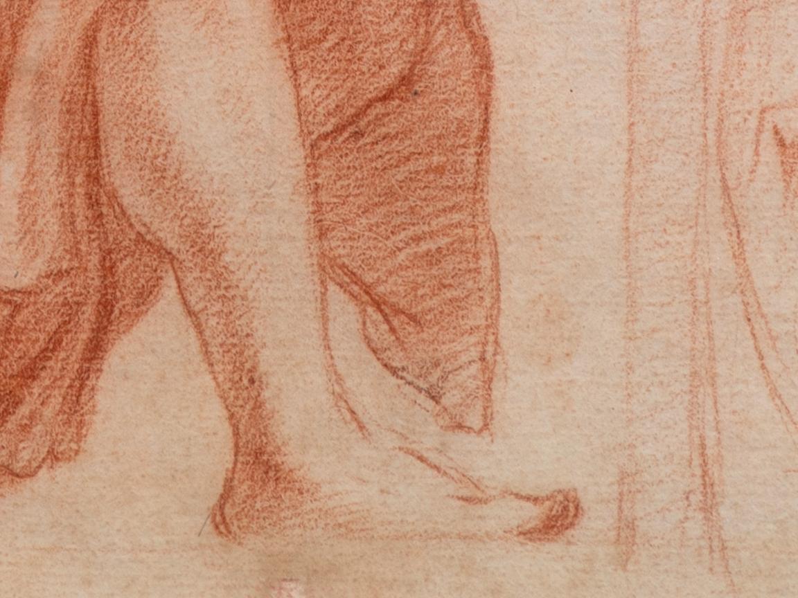 Francesco Bartolozzi (1727–1815) — Red Chalk Drawing, 18th Century For Sale 2