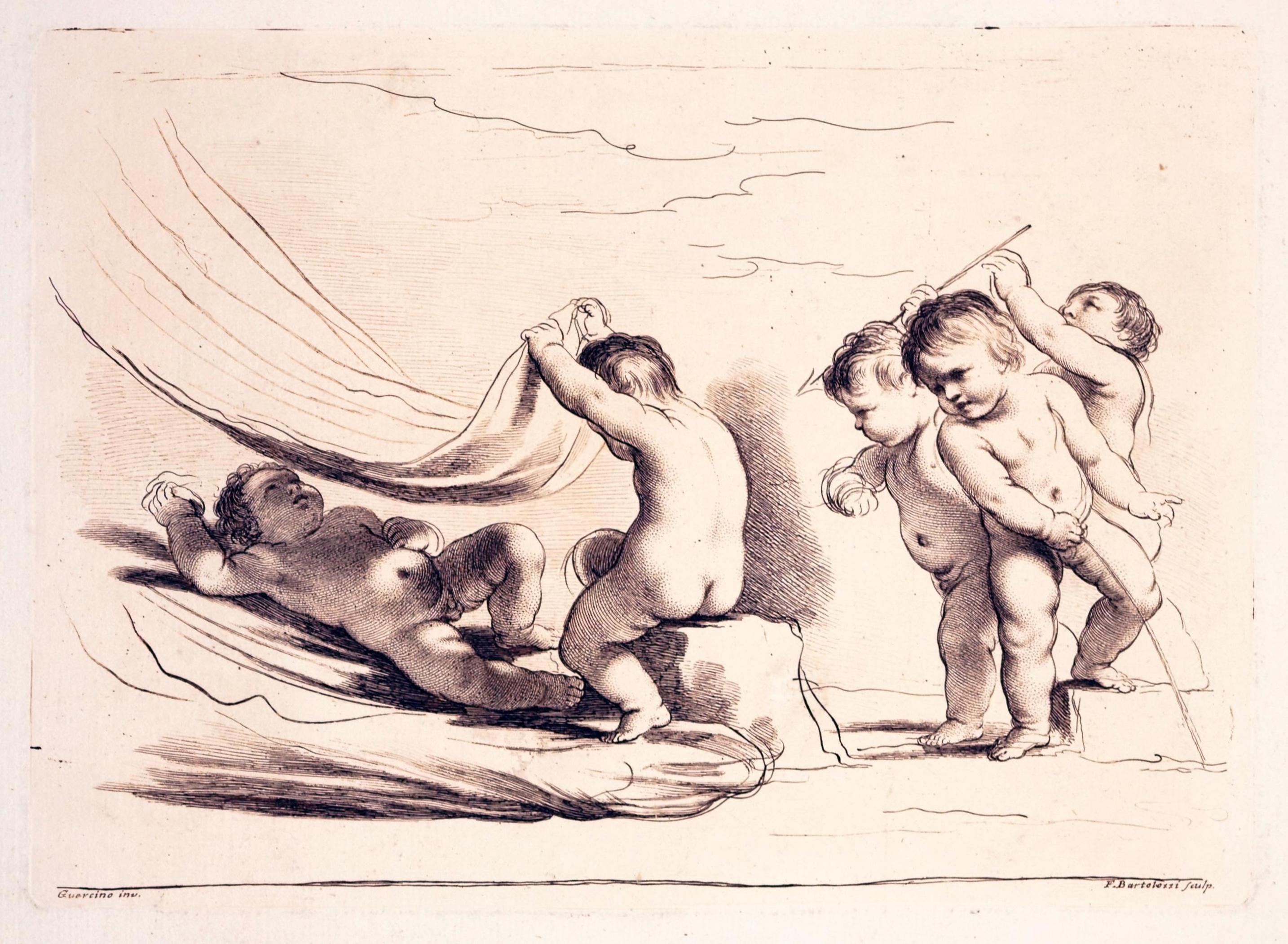 Putti en un juego amoroso alegórico / - La ambivalencia de Eros -
