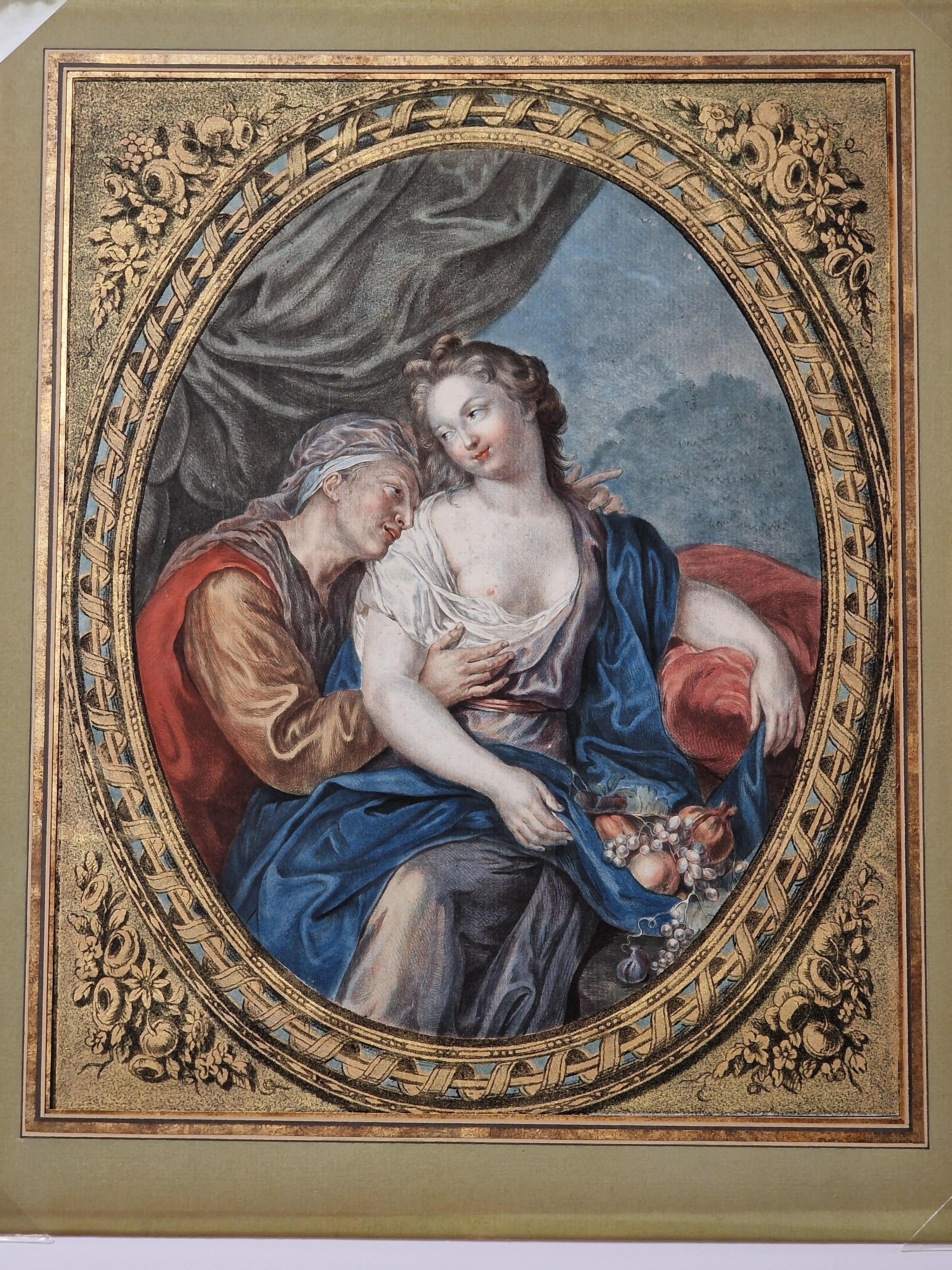 Francesco Bartolozzi Print - Vertumne et Pomone & Zéphir et Flore