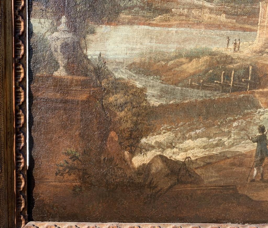 Francesco Battaglioli (Venetian painter) - 18th century landscape painting  For Sale 6