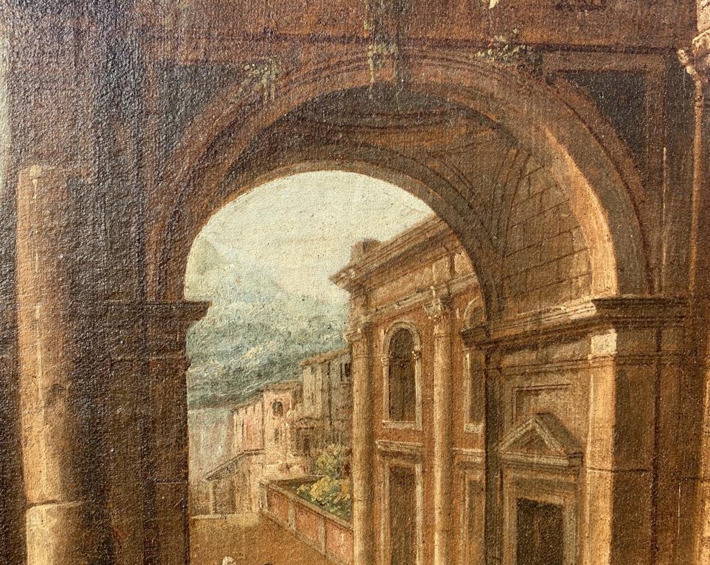 Francesco Battaglioli (peintre vénitien) - Peinture de paysage du XVIIIe siècle  en vente 13