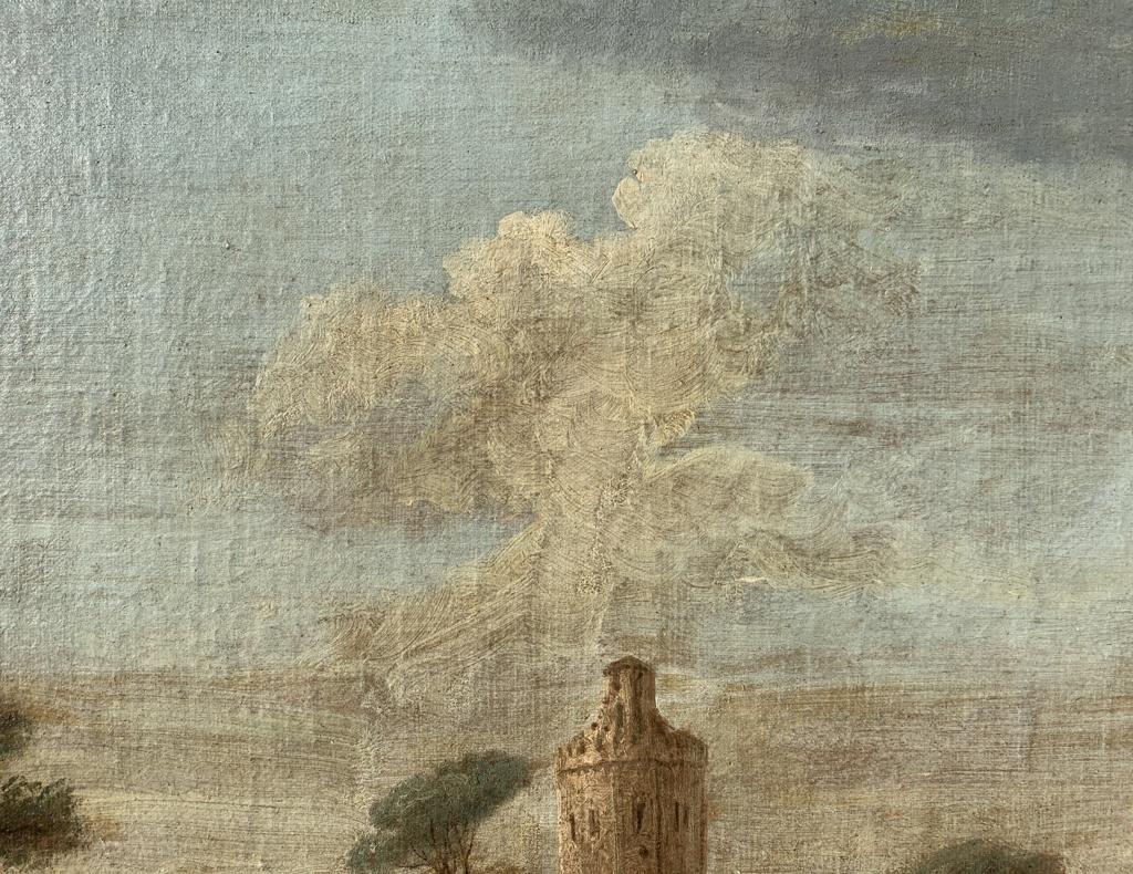 Francesco Battaglioli (peintre vénitien) - Peinture de paysage du XVIIIe siècle  en vente 7