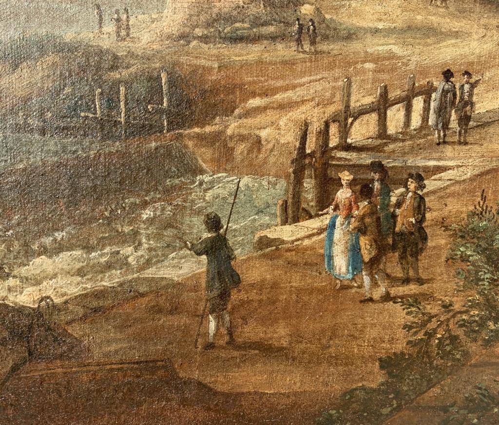 Francesco Battaglioli (Venetian painter) - 18th century landscape painting  For Sale 6