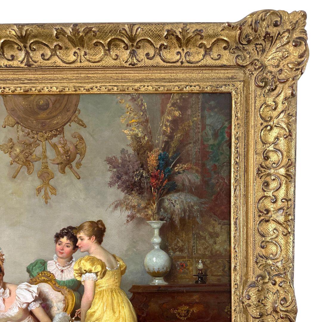 Provenance: 
Private Collection Atlanta, 
GA Estate sale Everard Gallery, 
Savannah, GA, Private Collection Callen Estate, Savannah GA 2018

Description:
The painting is signed on the lower right side.
Francesco Beda (1840-1900) was an Italian