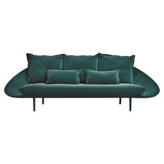 Francesco Beghetto Floating Sofa Fully Upholstered In Velvet