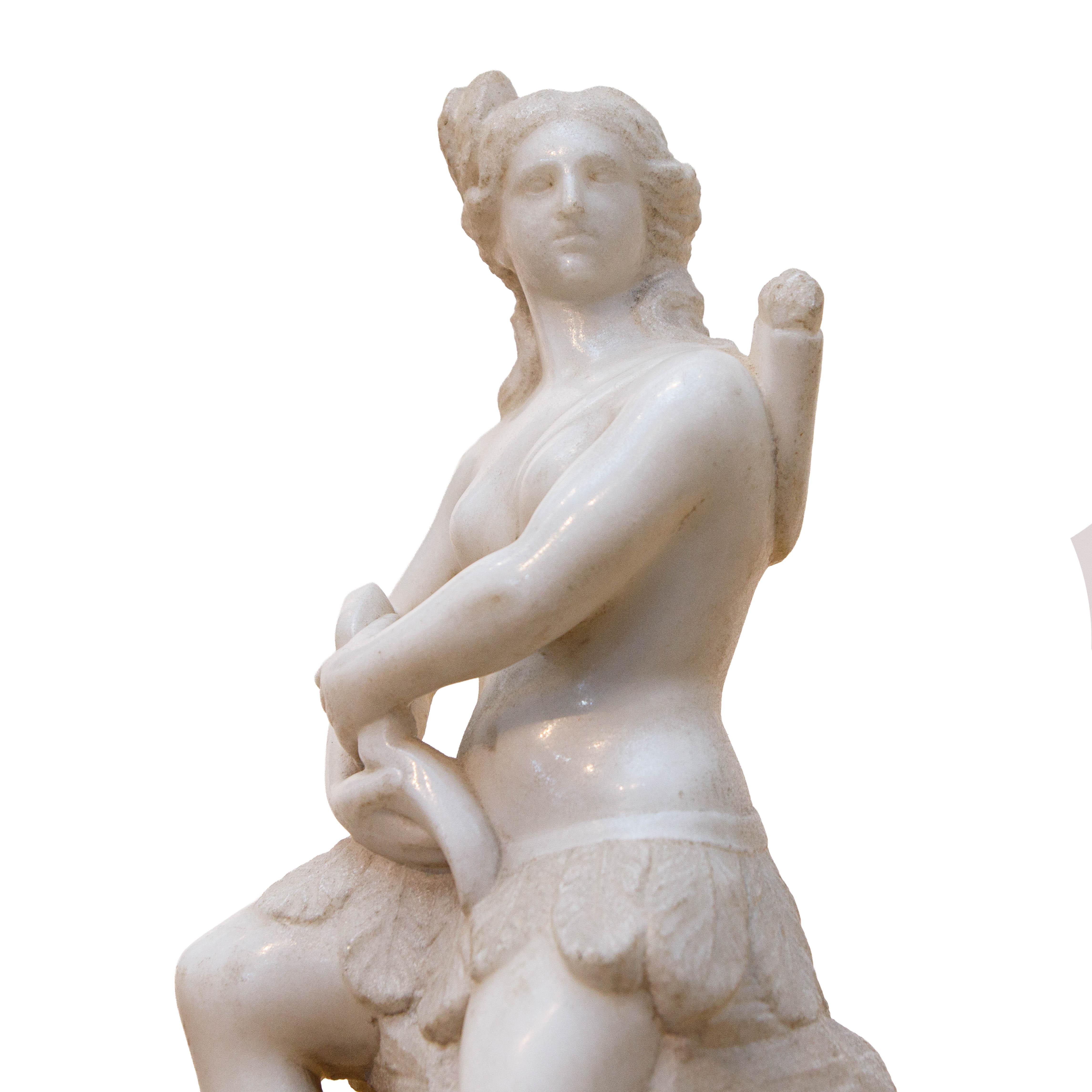 Ambito di Francesco Bertos (1678-1741), Figure femminili cacciatrici in vendita 4