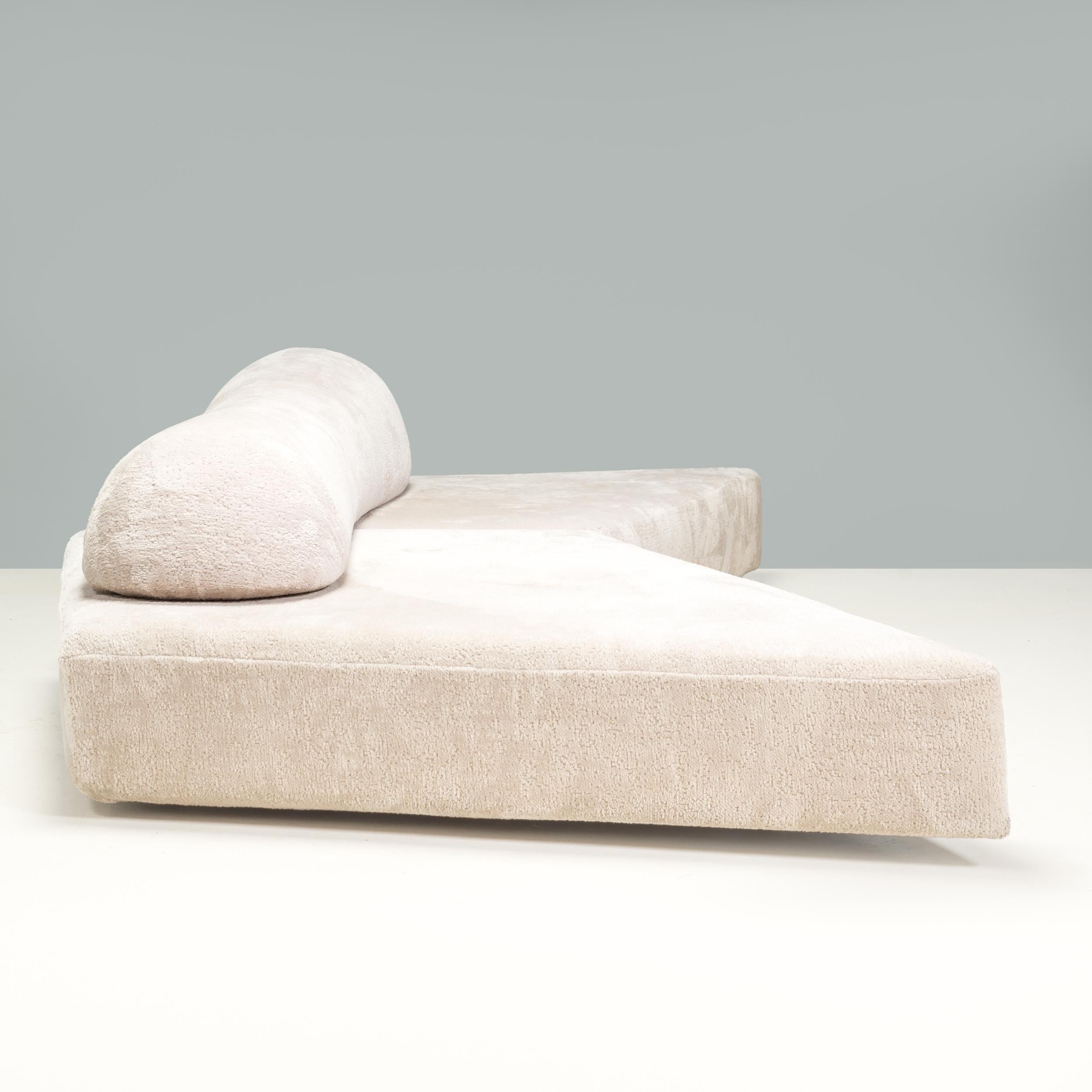 Italian Francesco Binfaré for Edra Beige On The Rocks Sofa For Sale